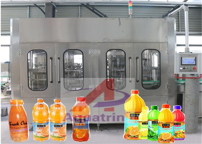 Quality Height 300mm 3kw Beverage Filling Machine For Hot Juice for sale