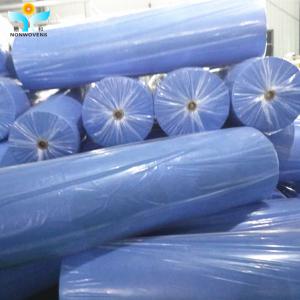 Quality 2.1M 2.4M SMS Non Woven Fabric Medical Disaposable Surgical Gown Raw Material for sale
