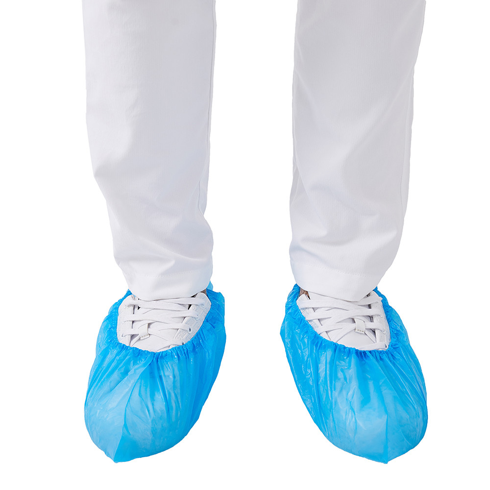 Quality Eco Friendly Disposable Shoe Covers Non Slip CPE Plastic for sale