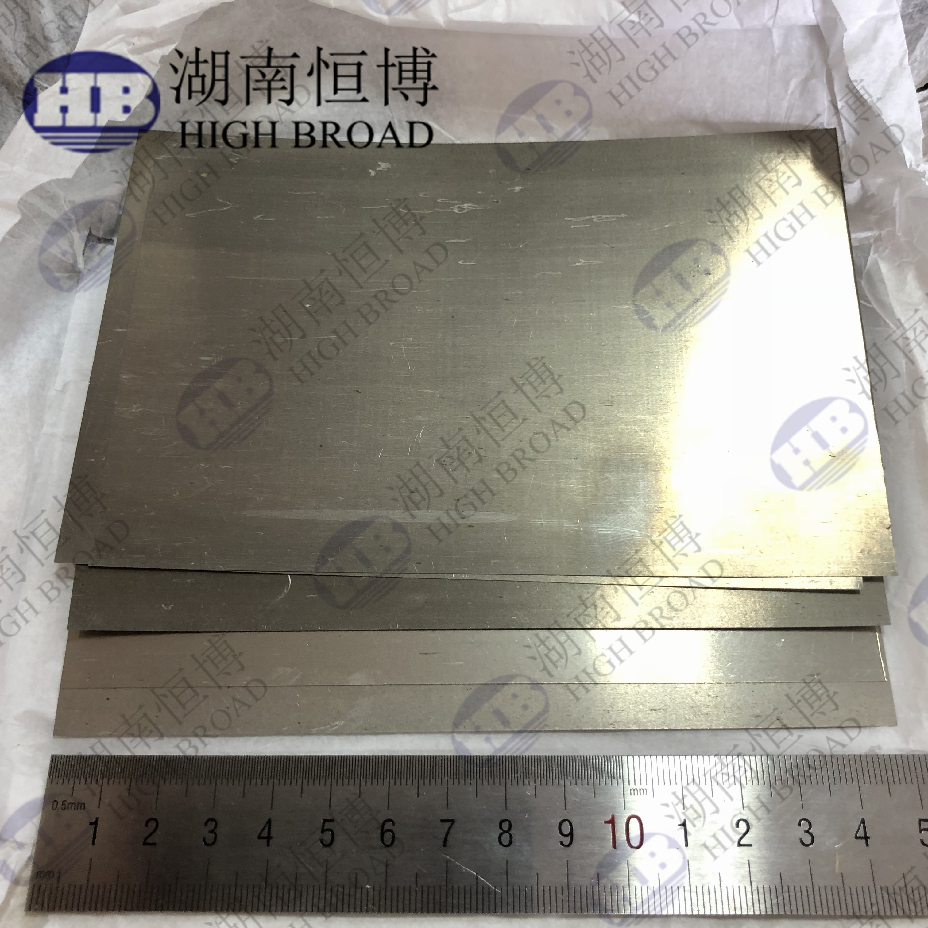 Quality Magnesium Metal Foil Magnesium Alloy Sheet Size  0.1 X 100 X 150 Mm / Pc for sale
