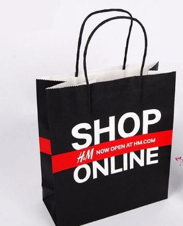 Quality Colored Recycled Clothing Paper Bags For Shopping Custom Logo Accepted for sale