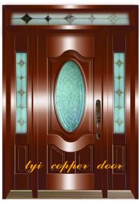 Quality TYI classic glass copper doors for sale