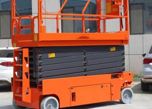 Quality Folding Rails Electric Aerial Work Platform 11.8m Steel Lifting Platforms Equipment for sale