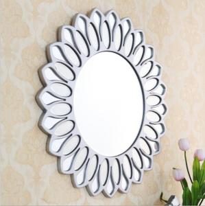 Quality Art Deco Round  Bevelled  Glass Wall Mirror For Bedroom Lounge Bathroom for sale