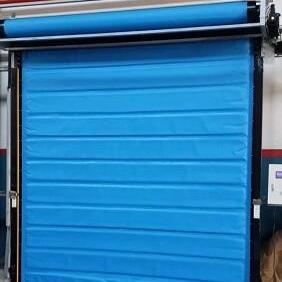 Quality 0.5-1.5m/S  Cold Storage Roll Up Doors , Freezer High Speed Doors  -22 Degrees for sale