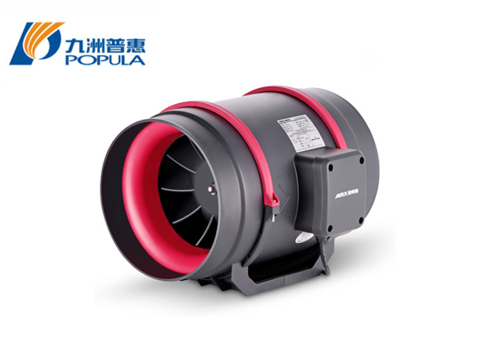 Quality 220V 50Hz Duct Ventilation Fan Large Air Flow , Special Snap Joints Design for sale