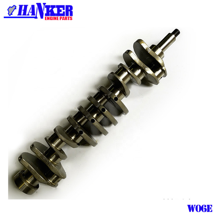Quality 6 Cylinders Casting Crankshaft For Hino Engine Spare Parts W06E for sale