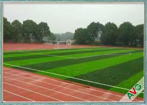 Quality FIFA Standard Anti UV Football Artificial Turf With Woven Backing Monofilament PE for sale