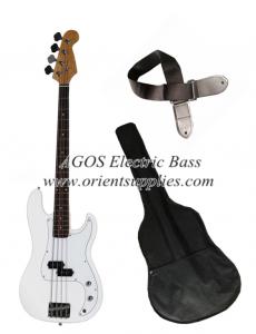 Quality 43&quot; Electric Bass kit PB bass classic with Bag &amp; Strap white AGB43-PB2 for sale