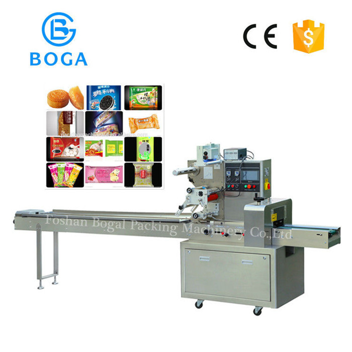 Quality Wafer Biscuit Wrapping Machine Automatic Rice Cracker 3900x745x1450 mm for sale