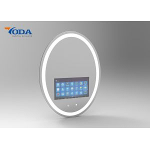 Oval Multi Function Touch Screen Smart Mirror 178 / 178 Viewing Angle