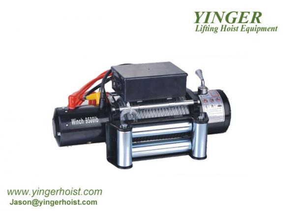 Buy Roller Fairlead Mini Hoist Winch , Light Duty Electric Winch Good Water Resistance Motor at wholesale prices