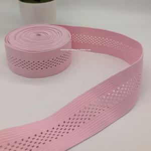 China Polyester elastic band mesh webbing breathable strong elastic band for belly band on sale