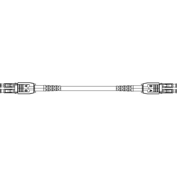 OM1/OM2/OM3/OM4/SM Dual Duplex Fiber Optic Patch Cables Polarity Switchable Uniboot LC / PC - LC / PC