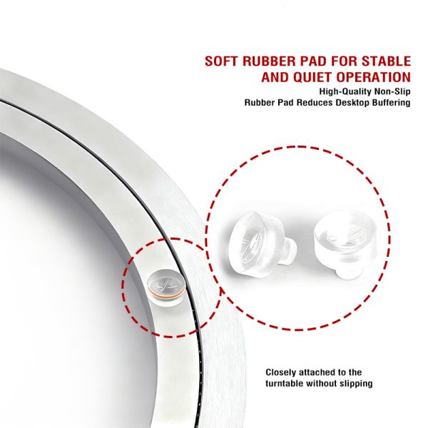 Aluminum Alloy Table Turntable Base Round Table Turntable Base Table Bearing Furniture Tabletop Round Table Turntable