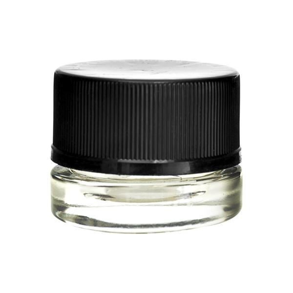Small Empty Clear Glass Makeup Containers / Cream Jar Packaging