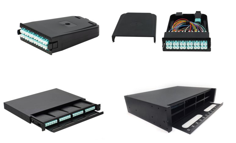 FTTH High-Density MPO/MTP Cassette Management Fiber Optic Patch Panel Slidable Type | Data Center and Network Solution