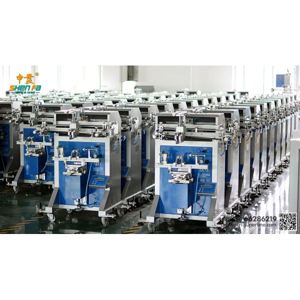 Multi-Functional Semi-Automatic Screen Printing Machine for Cylindrical Printing with UV Drying