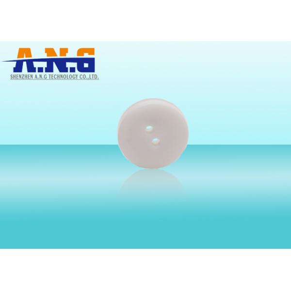 860-960Mhz Micro Size Washable RFID UHF Laundry Button Tag For Cloth Tracking
