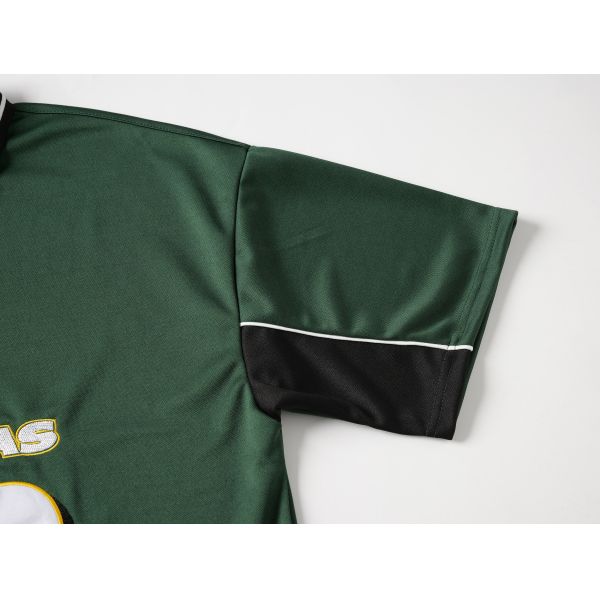 Support Custom Embroidery Digital Pattern Oversized Sports Short-sleeved for Shirt Made 100% Polyester Fiber Breathable Quick