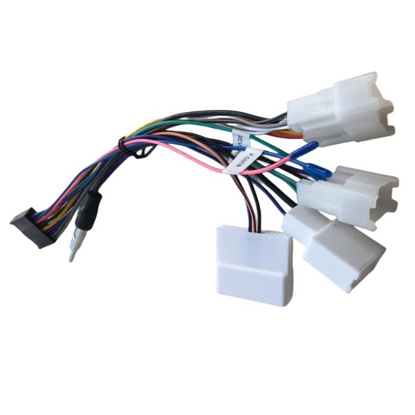 Car DVD Player Wire Harness Adapter Automotive With RCA Cable