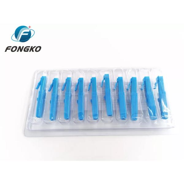 LC UPC FTTH Cold Fiber Optic Quick Connector ABS Multimode