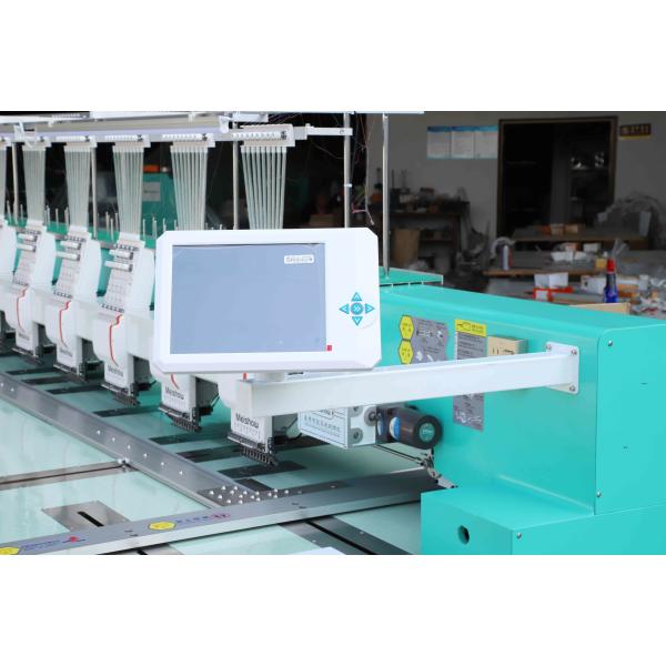 Durable Flat Embroidery Machine / Computer Embroidery Machine 12 Head