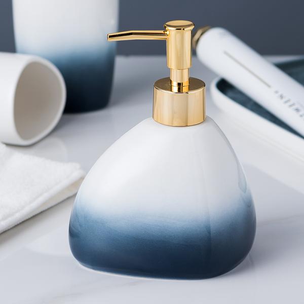 White Ceramic Bathroom Set Simple Design Unique Home Accessories