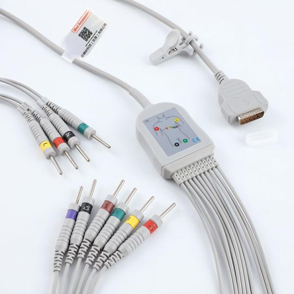 Burdick Atria Plus Eclipse Direct Connect EKG Cable 10 Leads AHA Banana 3.0m Length