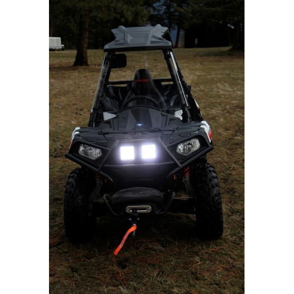 48W LED work light with EMC function square LED light for off road vehicles ATV UTV trucks tractor
