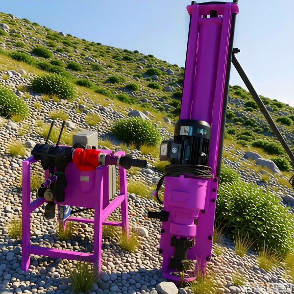 Horizontal Drilling Rig 60m Depth Rotary Drilling Rig Machine Mining DTH drilling rig for Sale
