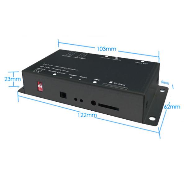 Mini 2 Channel DVR Security System 720p Hd Night Vision TF Card Storage