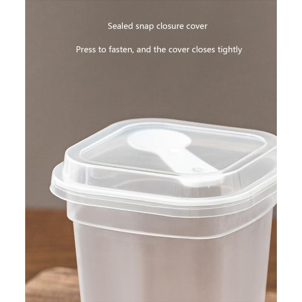 PS Material Plastic Cup with High Transparency and Good Hardness for Displaying Yogurt/Ice Cream