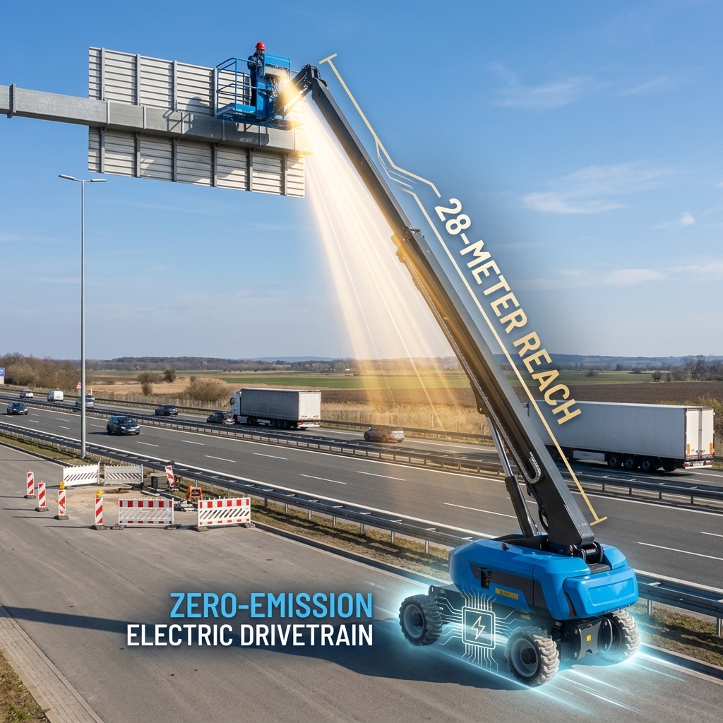 Four Wheel Drive Telescoping Lift 45% Gradeability For Mining