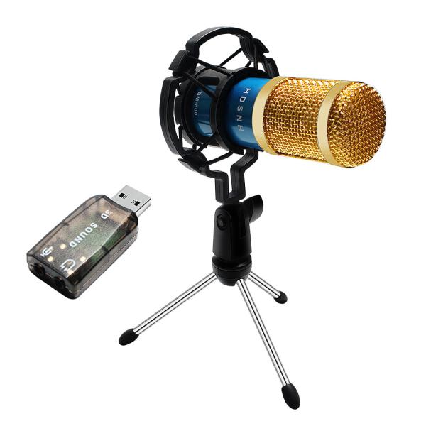 Cable Karaoke Recording 45dB 78 Decibels Condenser Mics
