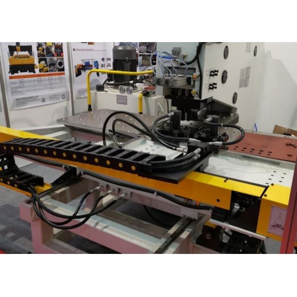 Model BNHD120 CNC Metal Plate Drilling Punching Marking Machine 4 Die-Stations