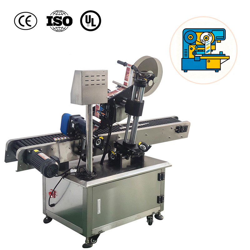 Customized Horizontal Labeling Machine Modular Bottle Labeler Machine
