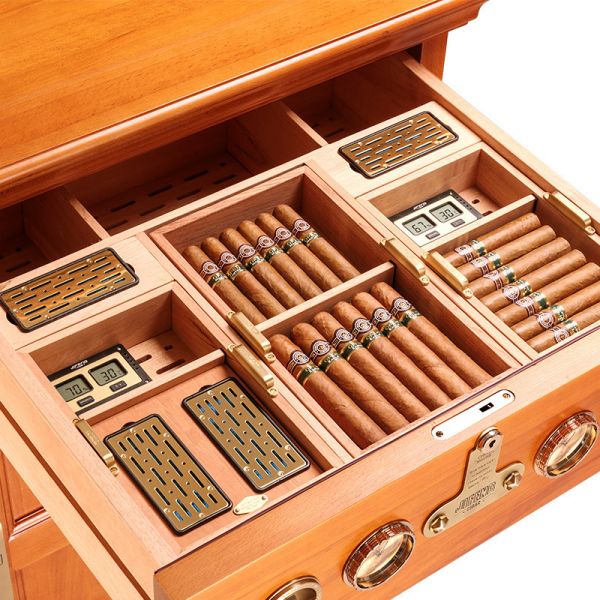 Precision Climate Control Solid Wood Cigar Cooler Humidor Cabinet Precision Climate Control Solid Wood Cigar Cooler Humidor Cabinet