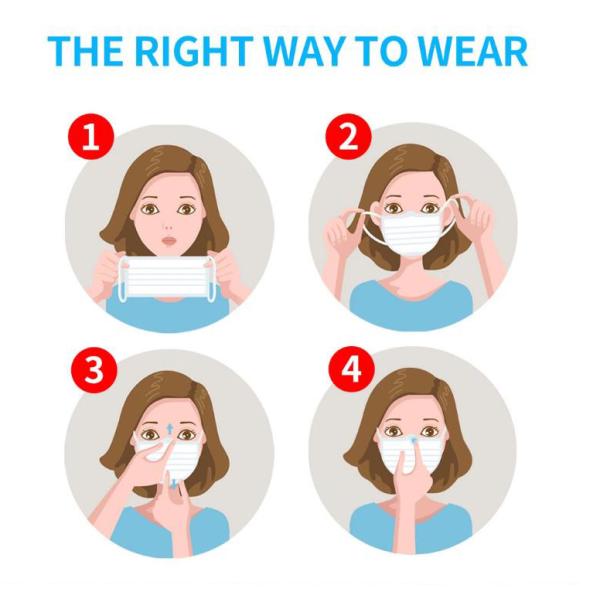 Pm 2.5 Earloop Anti Virus Dustproof KN95 Face Mask