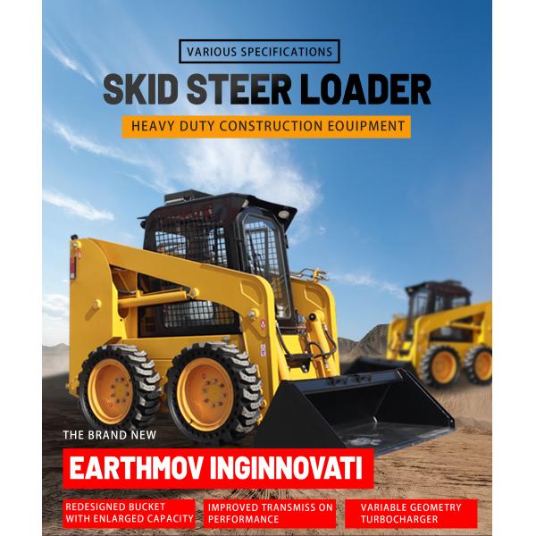 Track Loader Skid Steer Mini Skid Steer Loader Attachments Skid Steer Loader 3.5 Ton for Sale