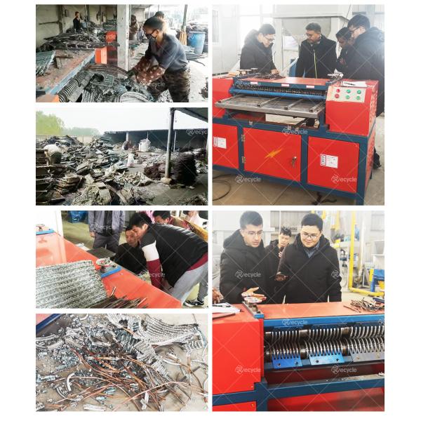 Radiator Copper And Aluminum Separator Radiator Separating Machine