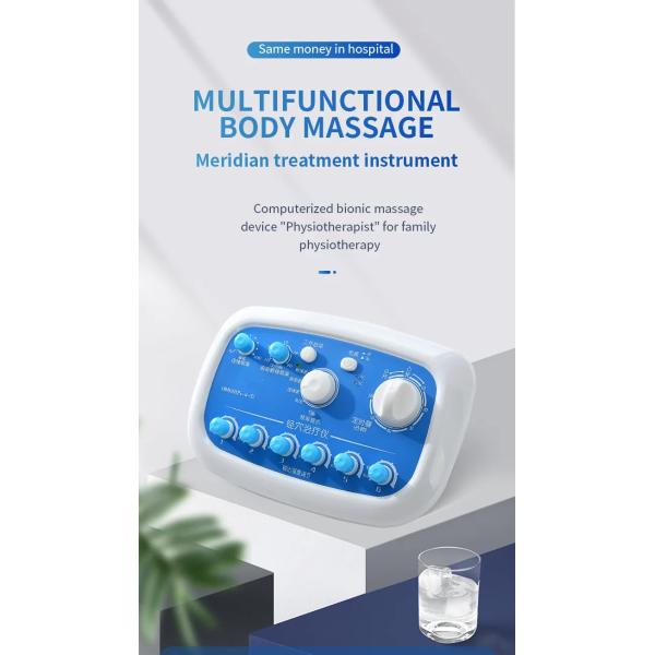 6 Channel Electronic Meridian Acupuncture Needle Output Patch Massager