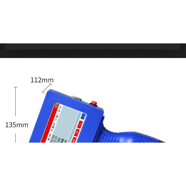Lightweight Handheld Inkjet Printer with Fast Dry Ink and Expiry Date Coding 3.5kg