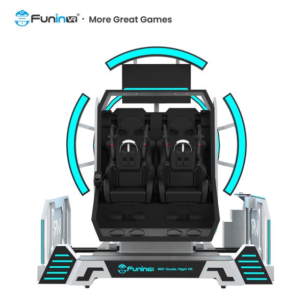Take Your VR Experience To The 360° VR Flight Simulator Multiple Player 9D VR Simulator Chair