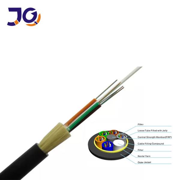 Single Mode 288 Core ADSS Fiber Optic Cable PE Outer Sheath