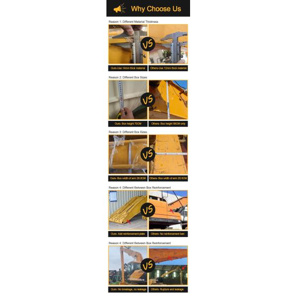 Customized Excavator Long Boom