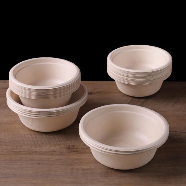 Customization for Eco-Friendly Disposable Tableware Bowl Made from Sugarcane Bagasse