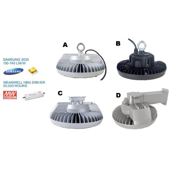 100W Warehouse UFO LED Highbay Light , High Efficiency LED Canopy Lights