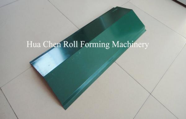 Buy Galvanized Metal Roof Ridge Cap Roll Forming Machine with 2 Years Warranty at wholesale prices