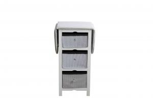 Quality Practical Modern Wood Furniture Fabric Foldable Ironing Board Cabinet White for sale